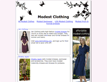 Tablet Screenshot of modestclothingsite.com